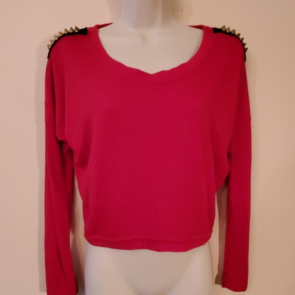 Long sleeve crop top